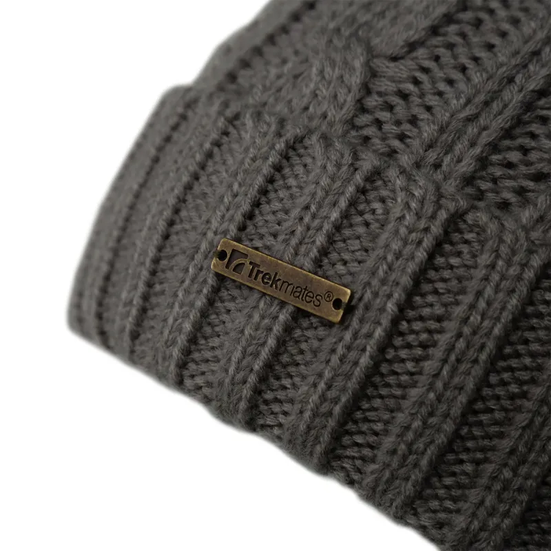 Trekmates Stormy DRY Knit Hat in Slate-1